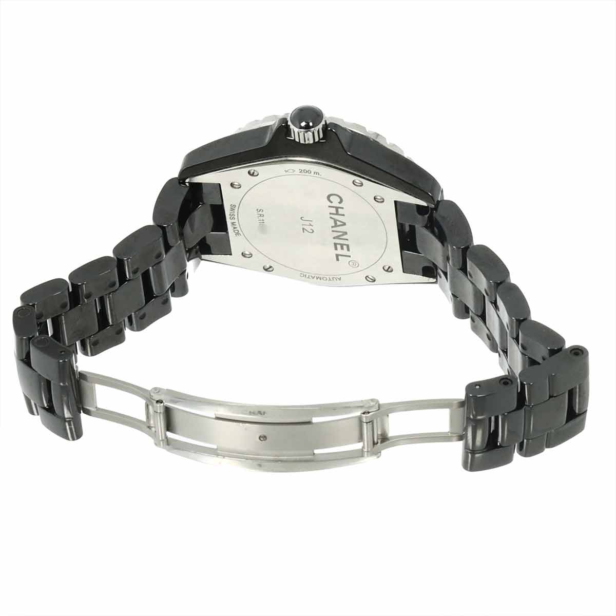 J12 38mm H0685 Ceramic Date Automatic Black Dial Mens Watch