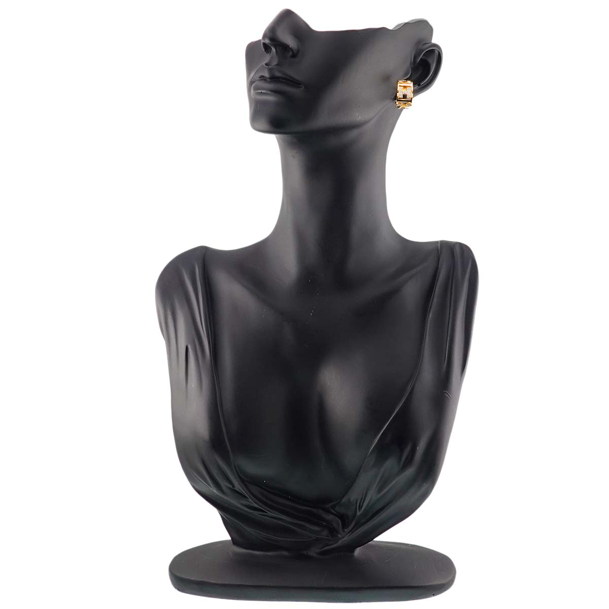 Diamond 0.12ct/0.12ct Earrings Pierced 18K YG Yellow Gold 750