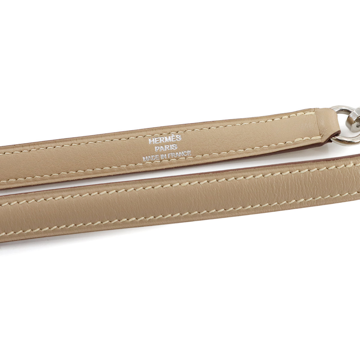 Shoulder Strap Swift Leather Trench Beige Accessory