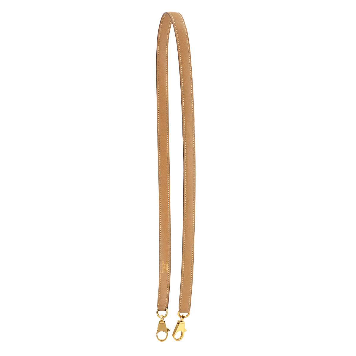 Shoulder Strap Couchevel Epsom Natural Brown Accessory