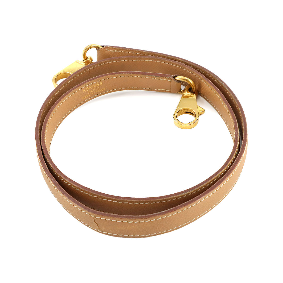 Shoulder Strap Couchevel Epsom Natural Brown Accessory