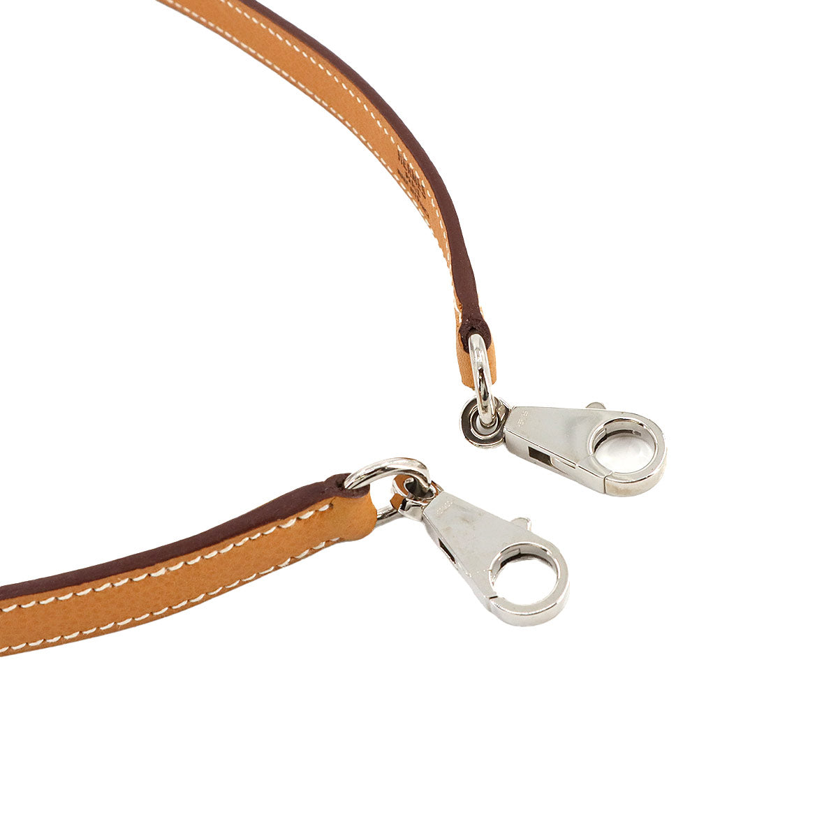 Shoulder Strap Vache Liegee Leather Natural Brown Accessory