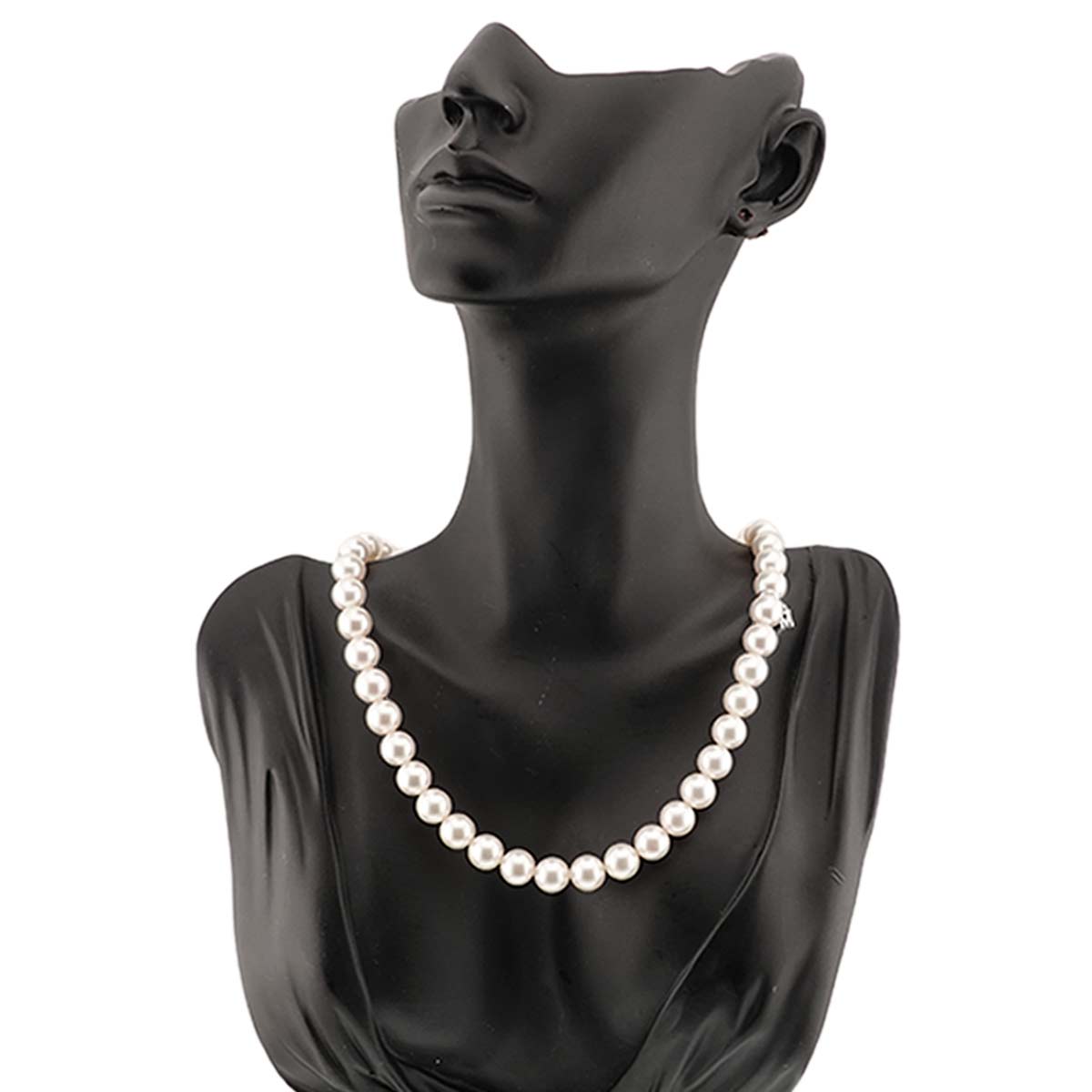 Akoya Pearl 8.9-8.4mm Necklace 18K White Gold 750