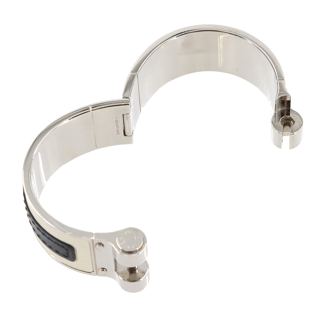 Charniere GM Bracelet Bangle Silver White Black