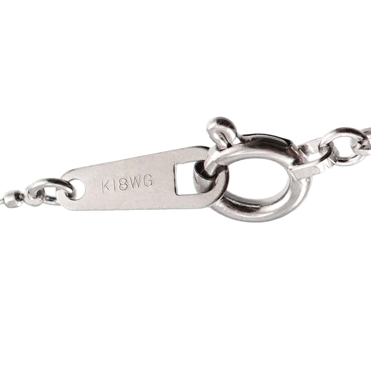 Diamond 0.30ct Necklace 18K WG White Gold 750