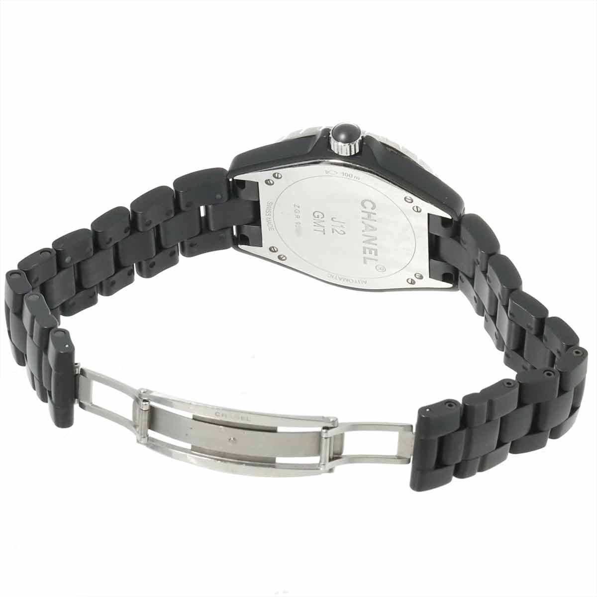 J12 GMT 41mm H3101 Mens Watch Date Black Ceramic Automatic