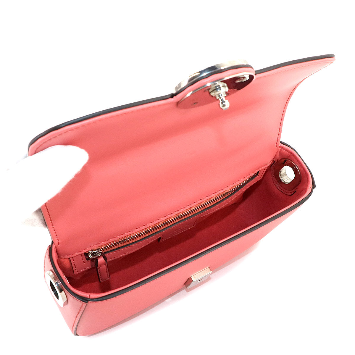 Petite GG Hand Shoulder Bag Leather Pink 739772 Purse