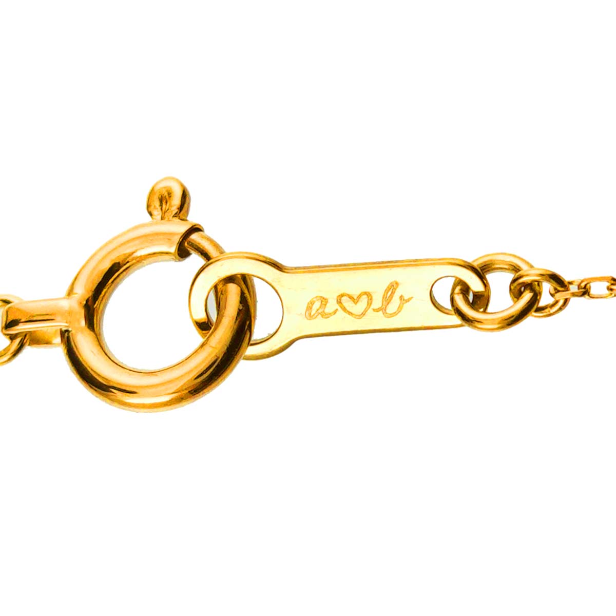 Diamond Necklace 18K Yellow Gold 750