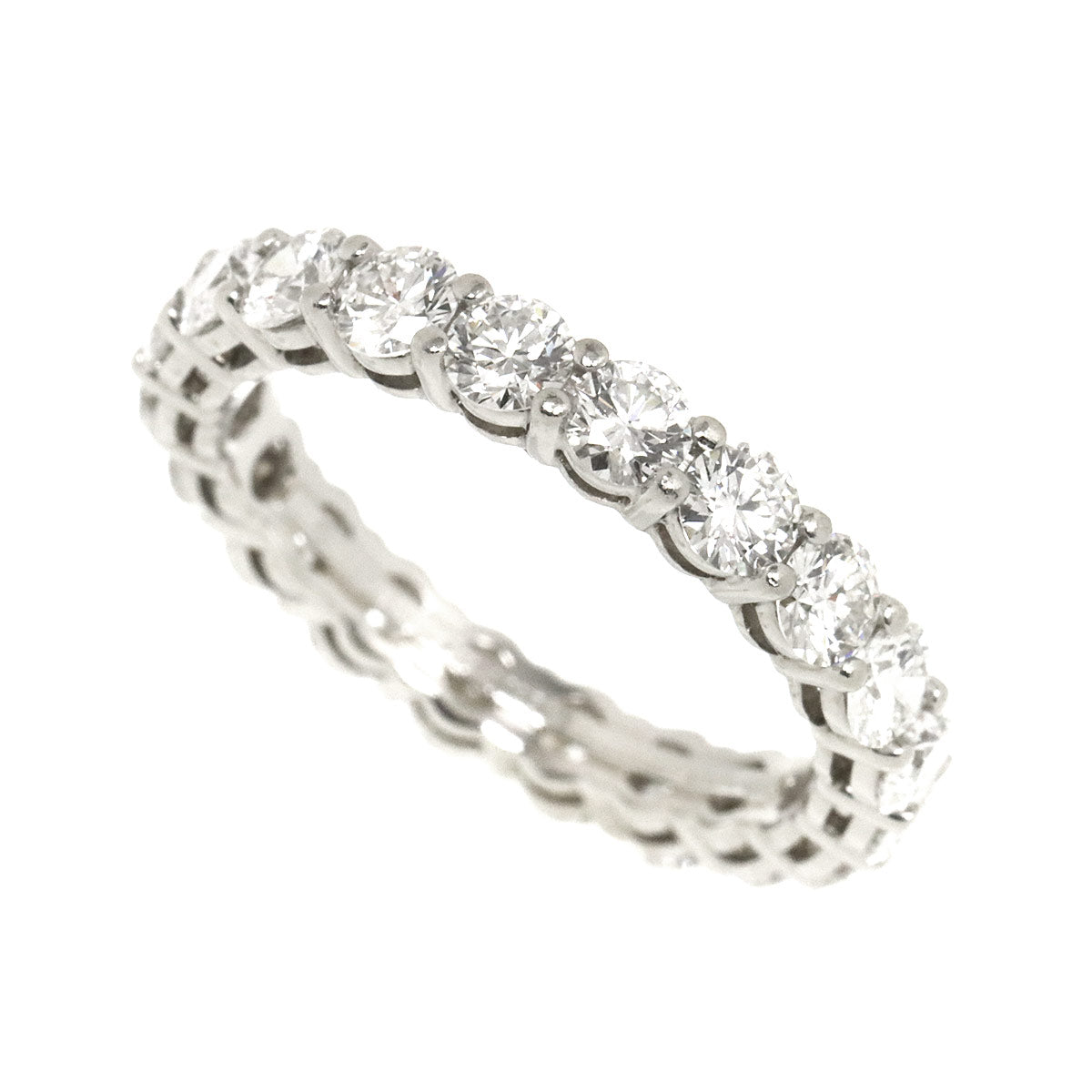 Forever Full Diamond Ring Platinum size4.5(US)