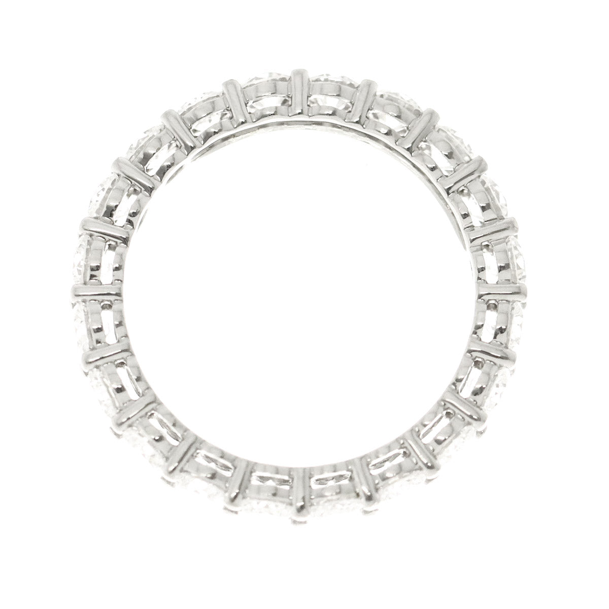 Forever Full Diamond Ring Platinum size4.5(US)