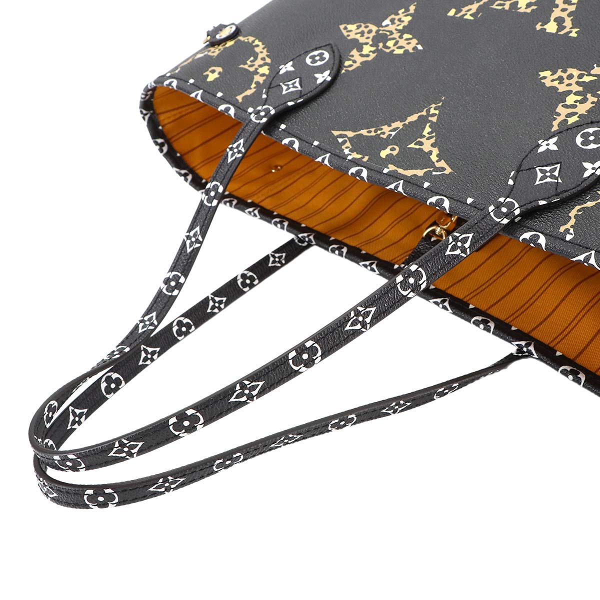 Monogram Jungle Neverfull MM Noir M44676 Purse