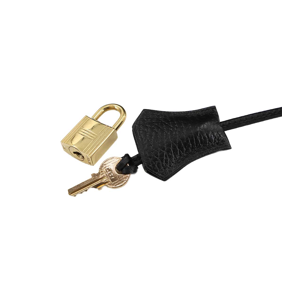 HERMES Birkin 40 Hand Bag Ardennes Leather Black Vintage Purse