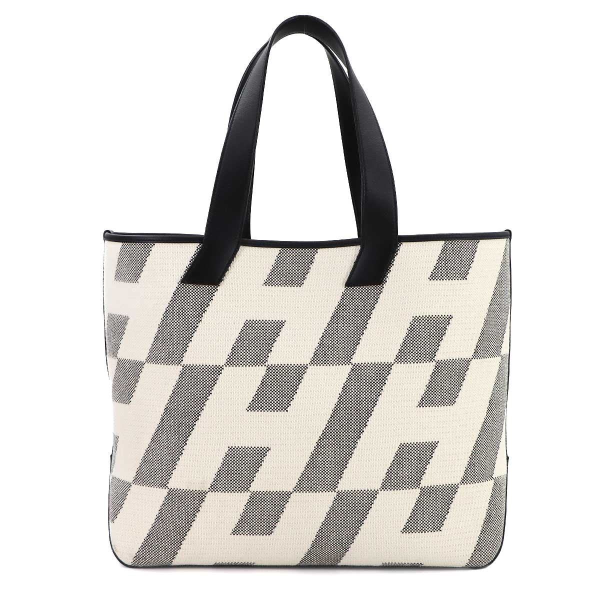 H en Biais 40 GM Tote Bag H Toilecanvas Swift Black Ecru 90280573