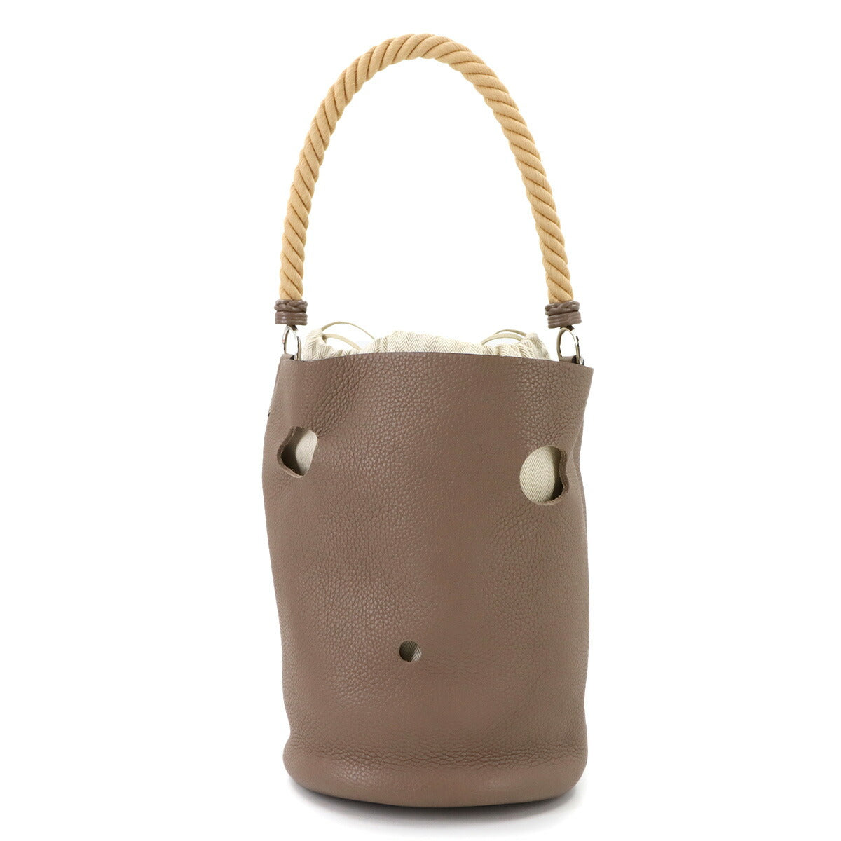 Mangeoire GM Hand Bag Taurillon Clemence Etoupe