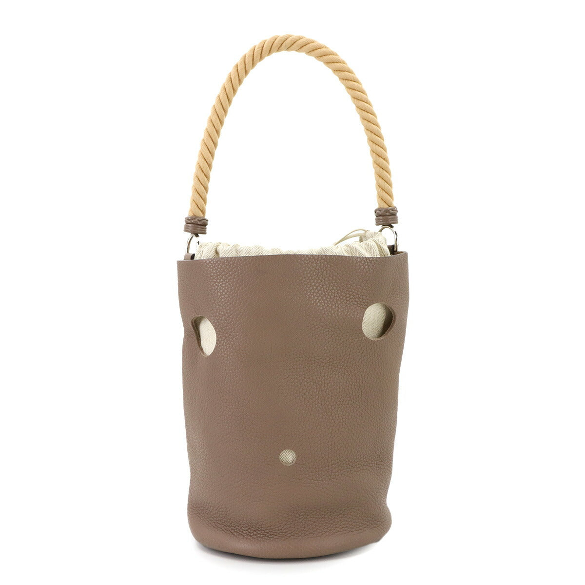 Mangeoire GM Hand Bag Taurillon Clemence Etoupe