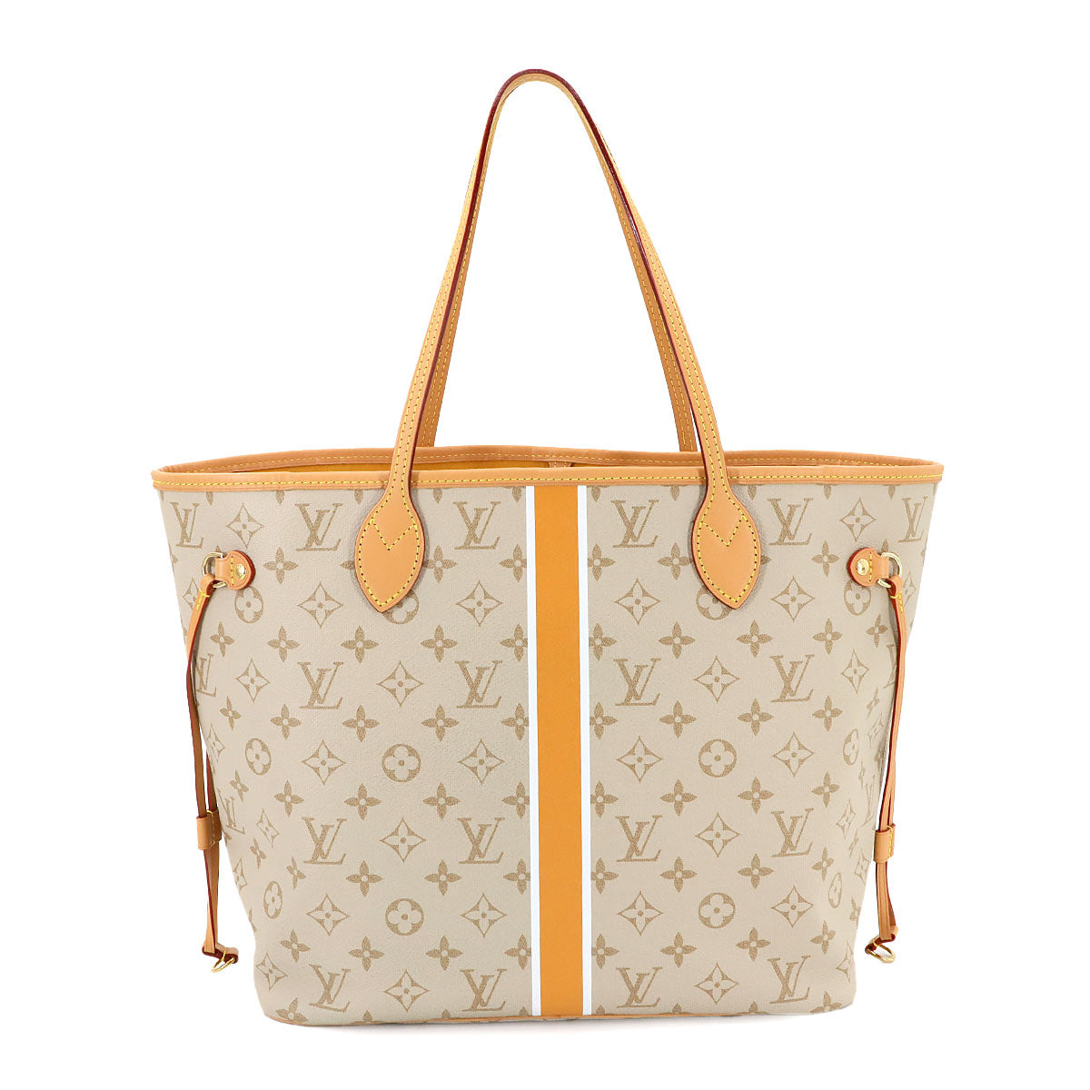 Monopanum Neverfull MM Tote Bag Beige M23501 Purse 90280657