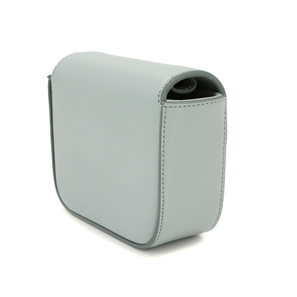 Triomphe Claude Mini Shoulder Bag Leather Ice Blue 10I513DPV