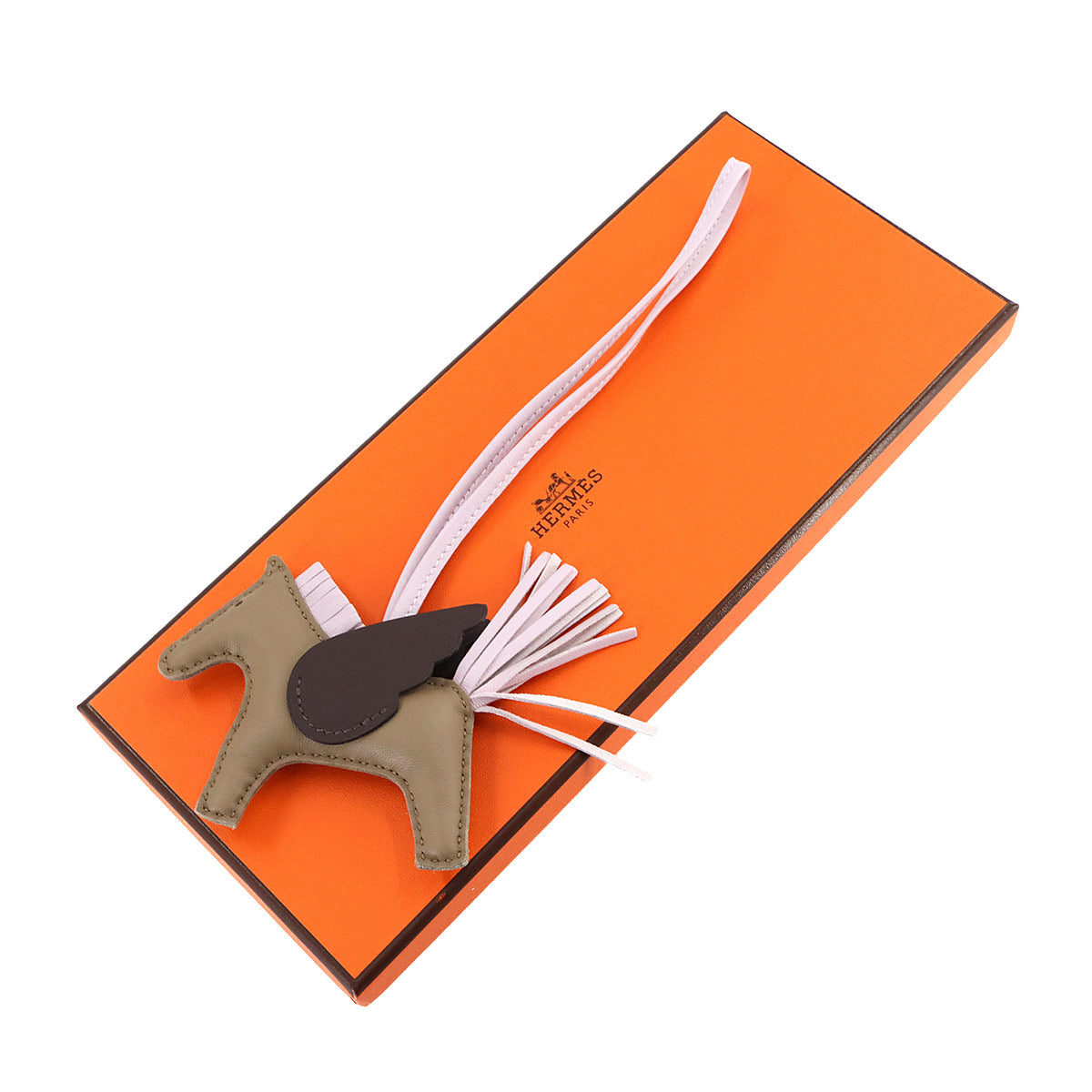 Rodeo Pegasu PM Bag Charm Agneau Milo Swift Beige Marfa