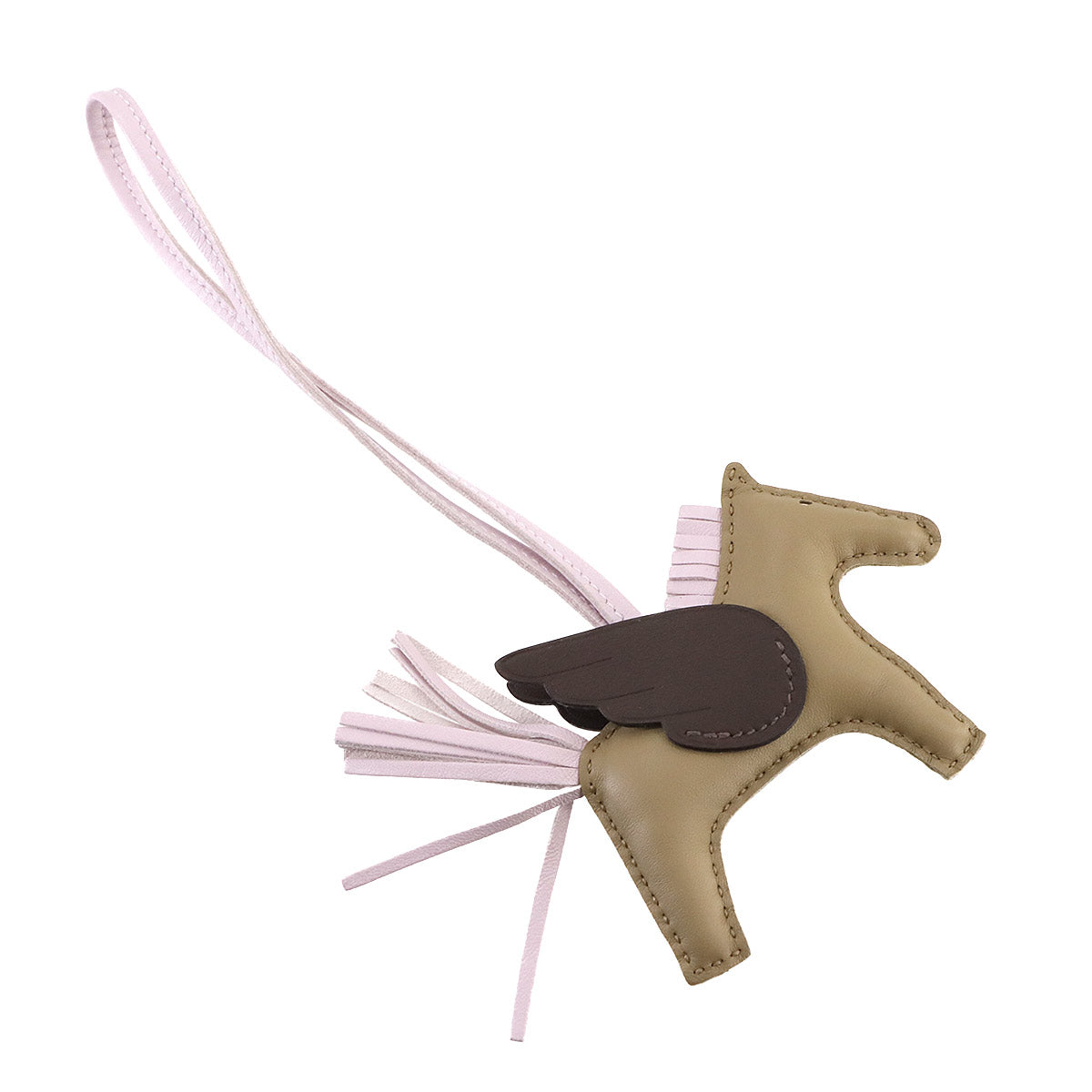 Rodeo Pegasu PM Bag Charm Agneau Milo Swift Beige Marfa