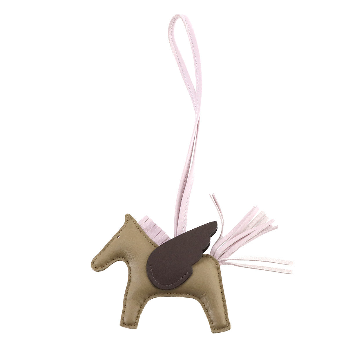 Rodeo Pegasu PM Bag Charm Agneau Milo Swift Beige Marfa