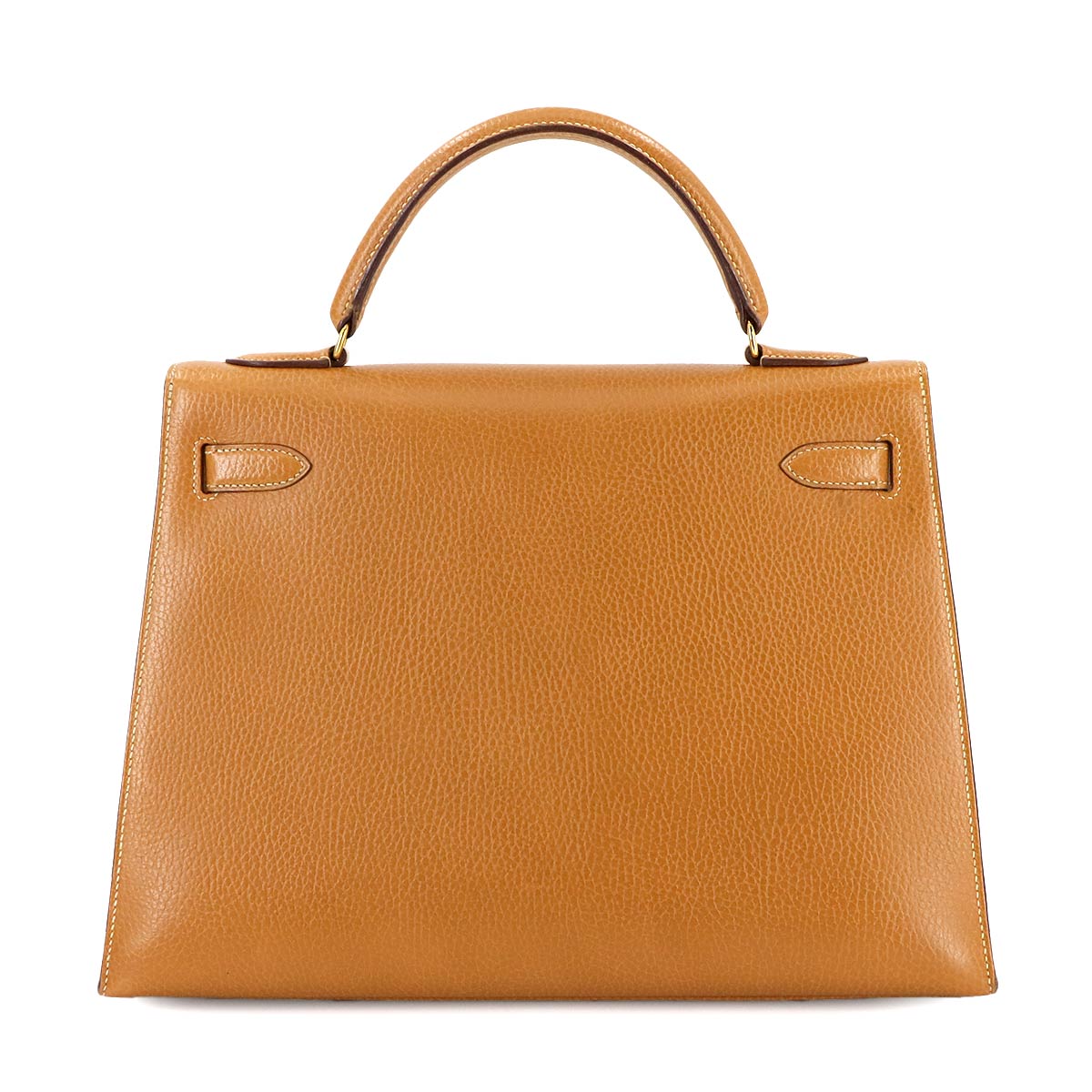 Kelly 32 2way Hand Shoulder Bag Ardennes Natural Brown Vintage