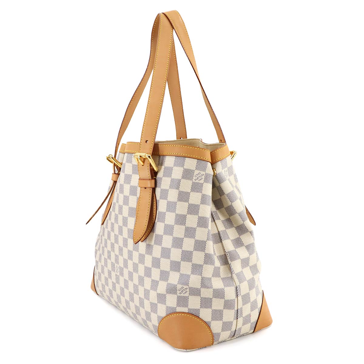 Damier Azur Hampstead MM Tote Bag White N51206 Purse 90280745