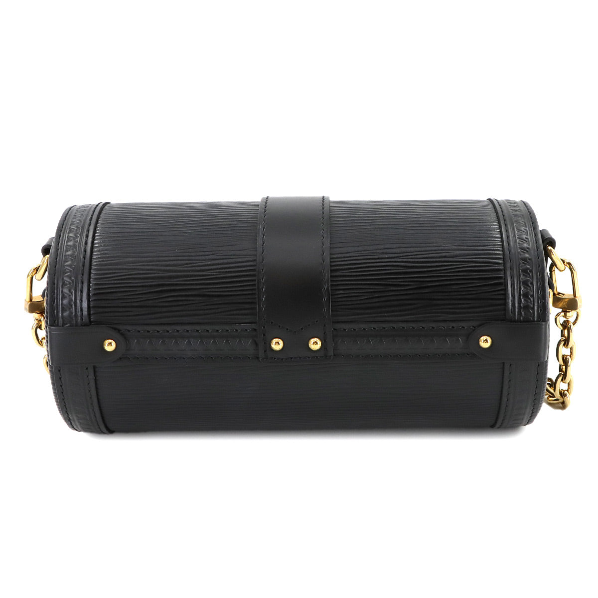 Epi Papillon Trunk Shoulder Bag Leather Noir M58655