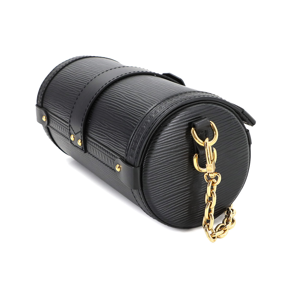 Epi Papillon Trunk Shoulder Bag Leather Noir M58655