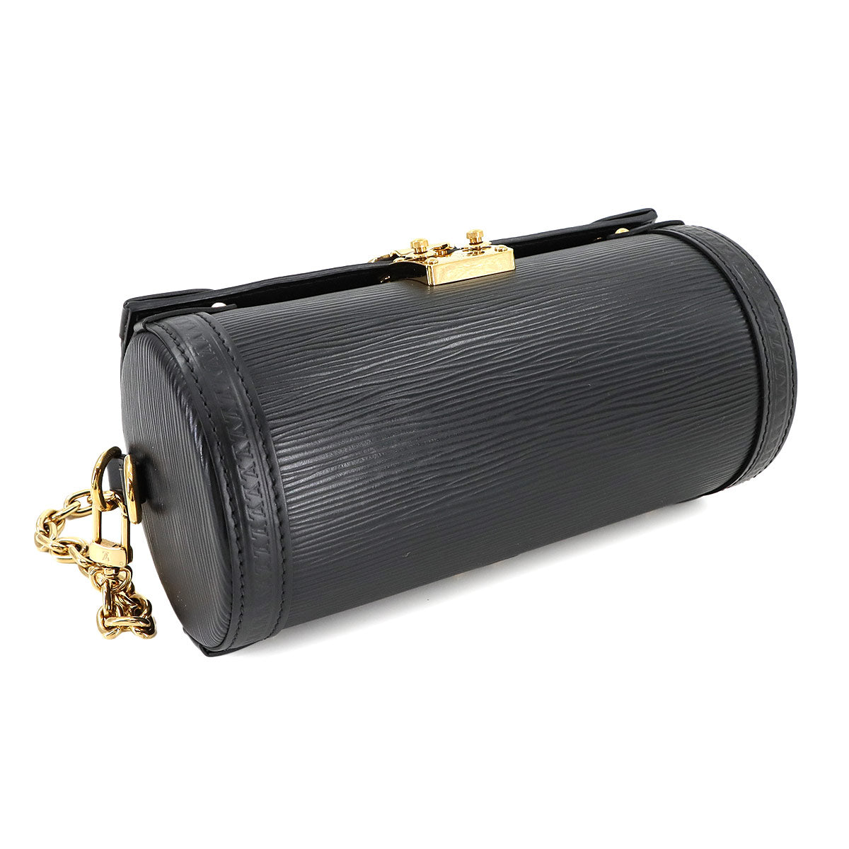 Epi Papillon Trunk Shoulder Bag Leather Noir M58655