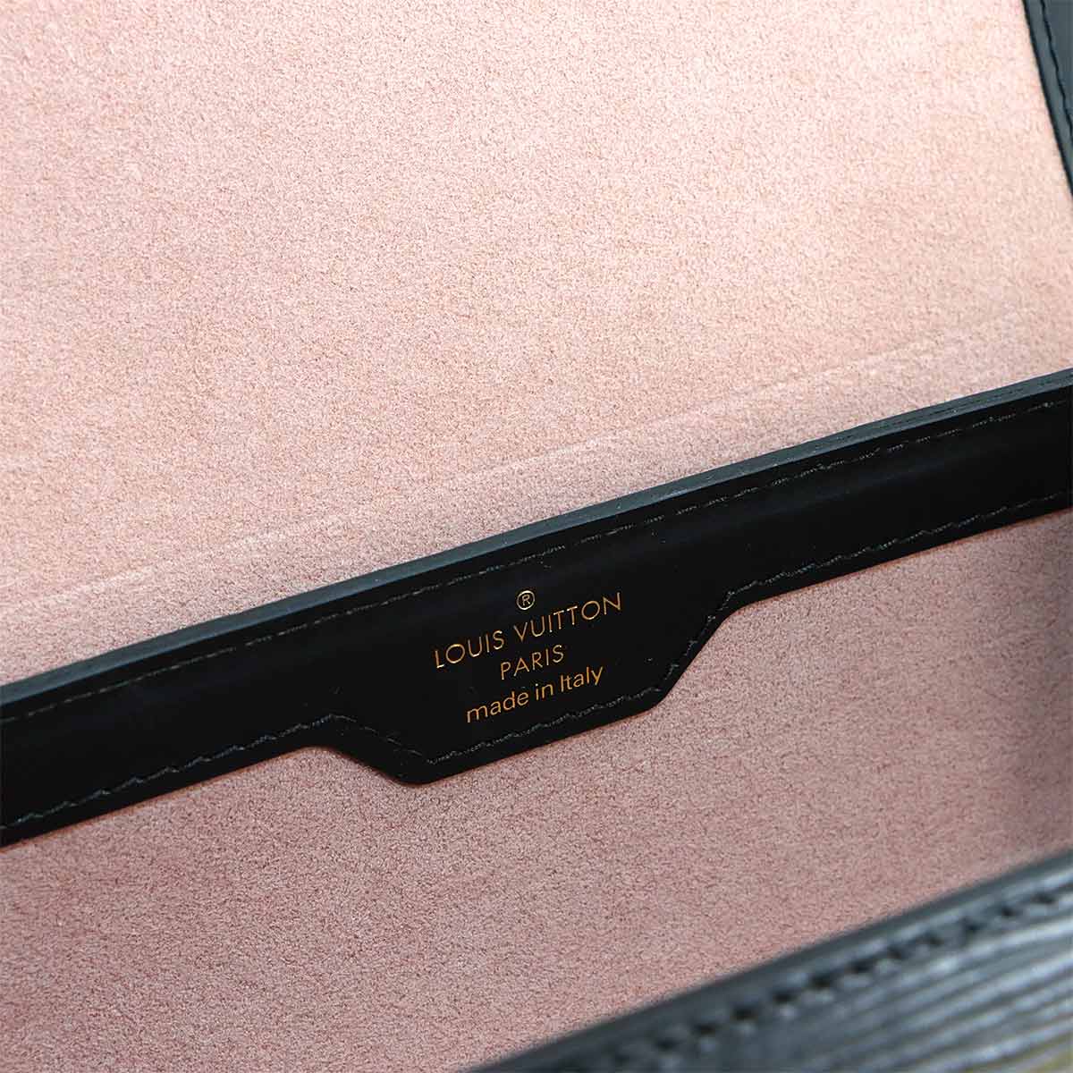 Epi Papillon Trunk Shoulder Bag Leather Noir M58655