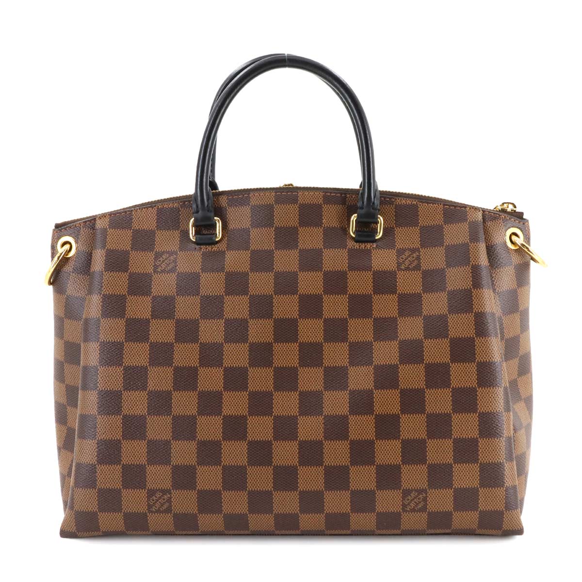 Damier Odeon MM Tote Shoulder Bag Ebene Black N45283 90280796