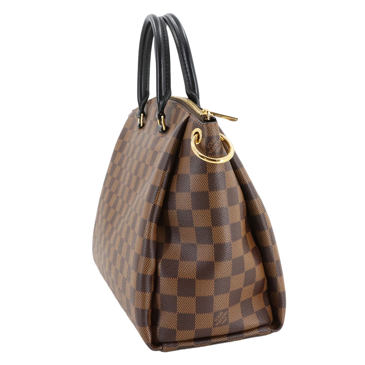 Damier Odeon MM Tote Shoulder Bag Ebene Black N45283 90280796