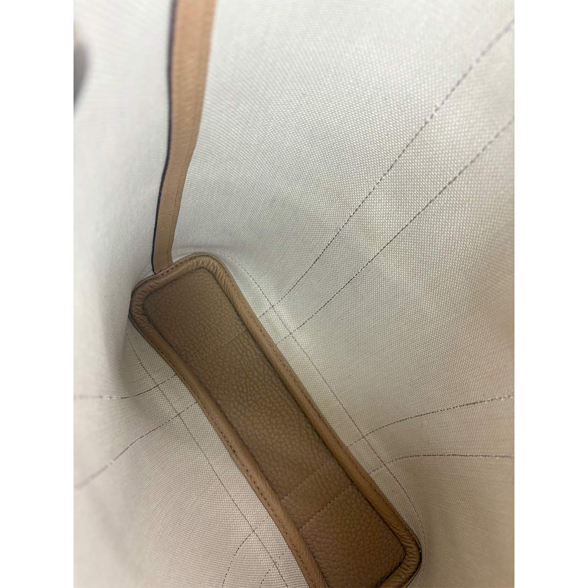 Garden File PM Tote Shoulder Bag Toile Militaire Negonda Biscuit 90280814