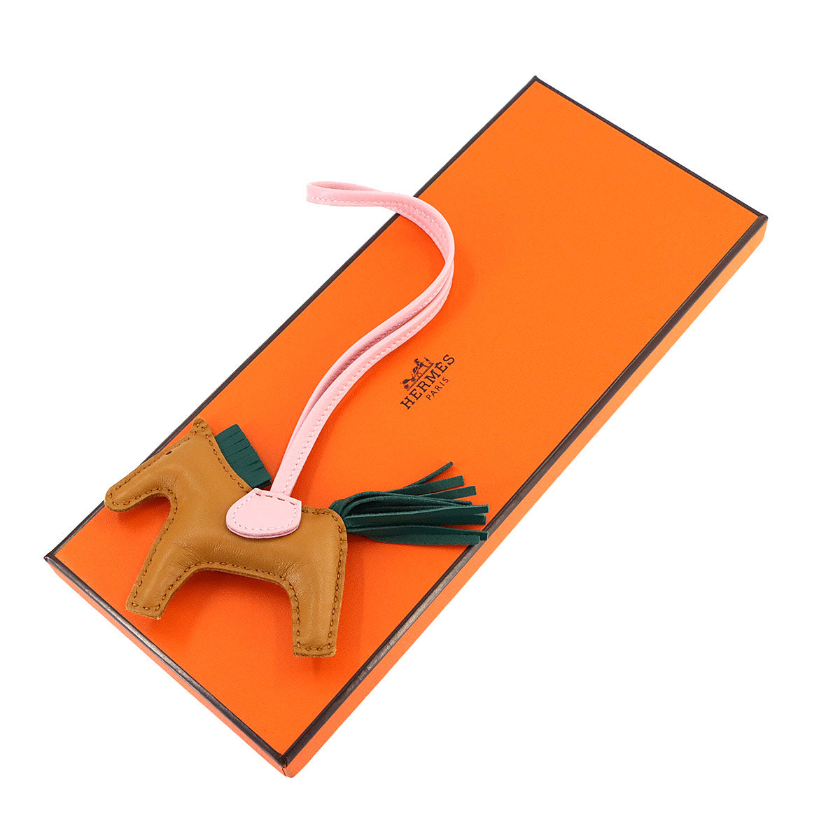 Rodeo PM Bag Charm Agneau Milo Sesami Malachite Rose Sakura 90280889