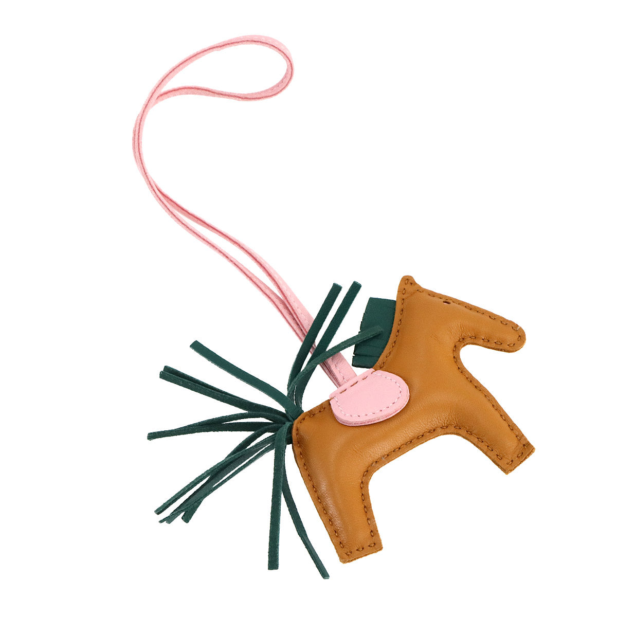 Rodeo PM Bag Charm Agneau Milo Sesami Malachite Rose Sakura 90280889