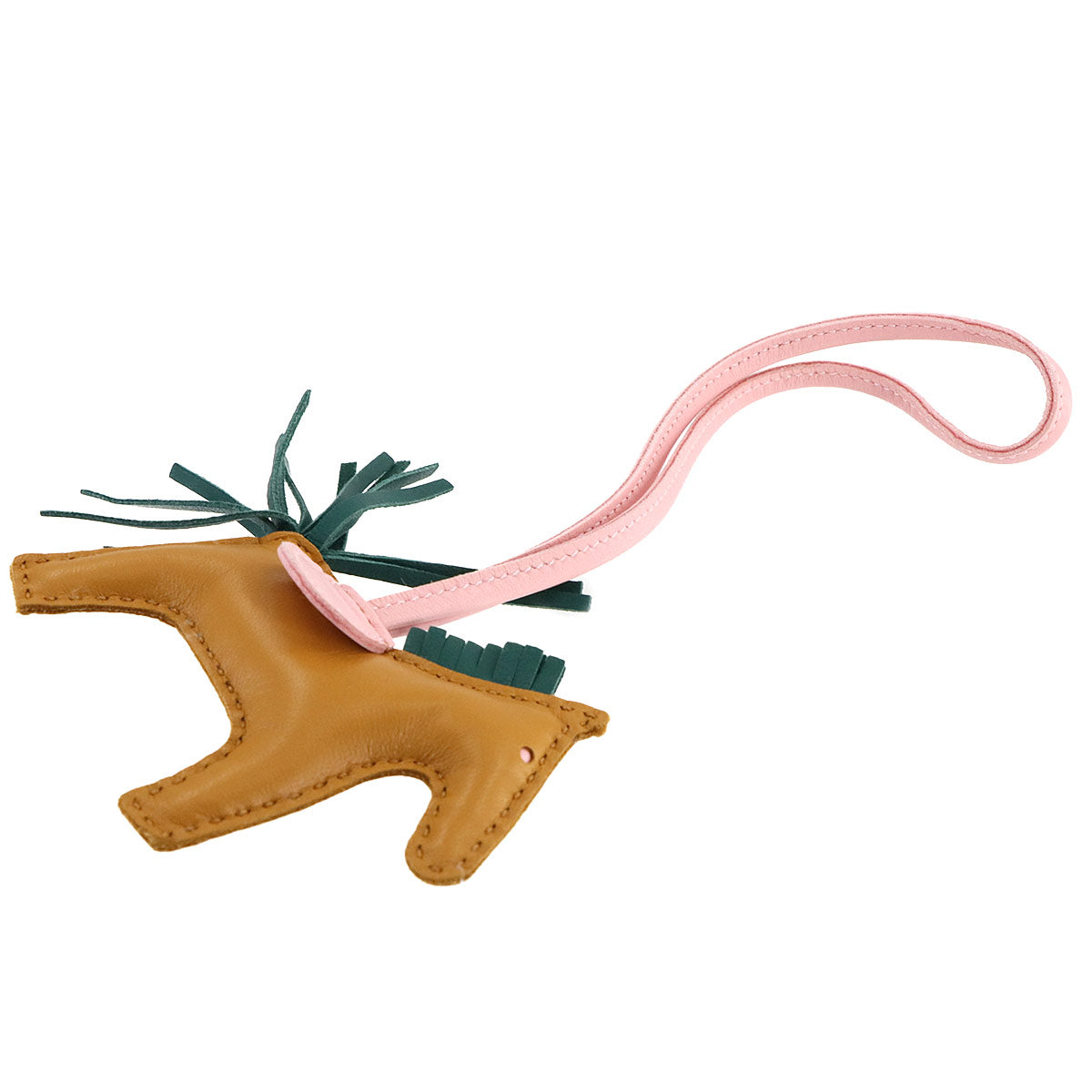 Rodeo PM Bag Charm Agneau Milo Sesami Malachite Rose Sakura 90280889