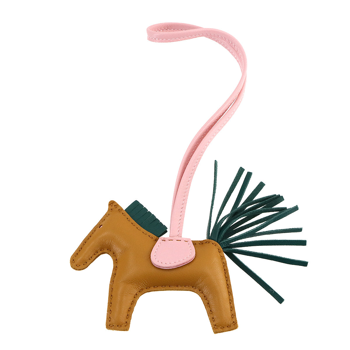 Rodeo PM Bag Charm Agneau Milo Sesami Malachite Rose Sakura 90280889