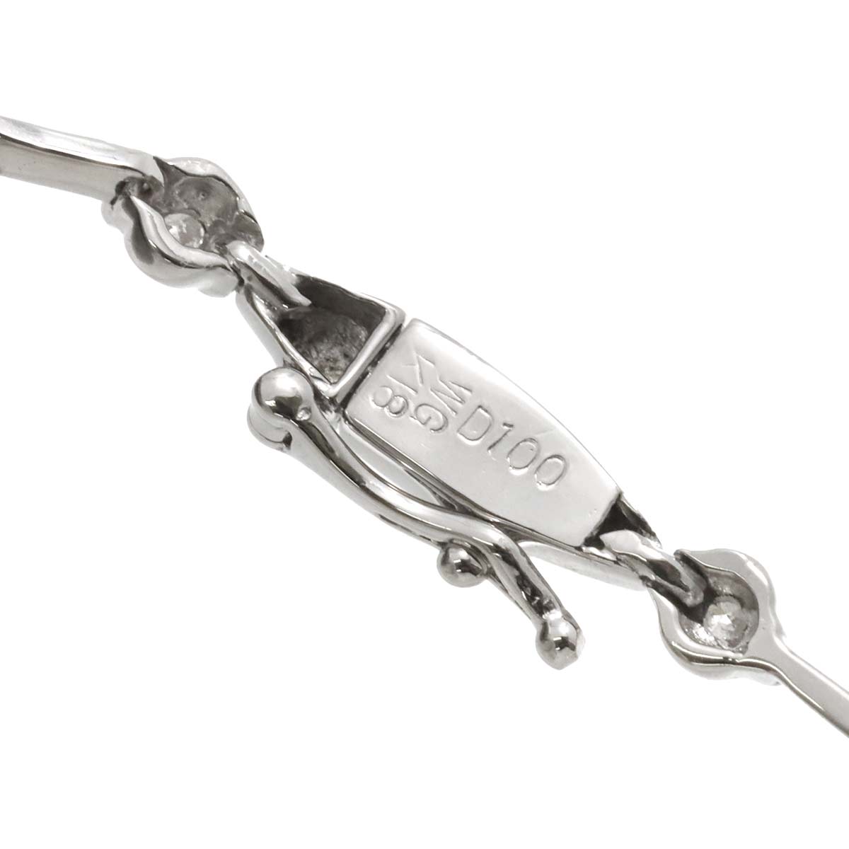 Diamond 1.00ct Bracelet 18K K18 WG White Gold 750