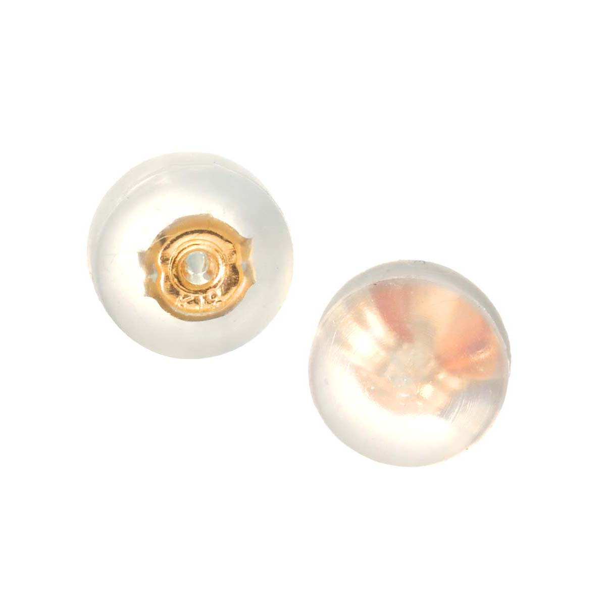 Diamond 0.10ct/0.10ct Earrings Pierced 18K PG Pink Gold 750