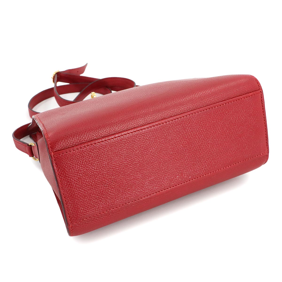 Kelly Sport PM Shoulder Bag Couchevel Epsom Rouge Vif Purse