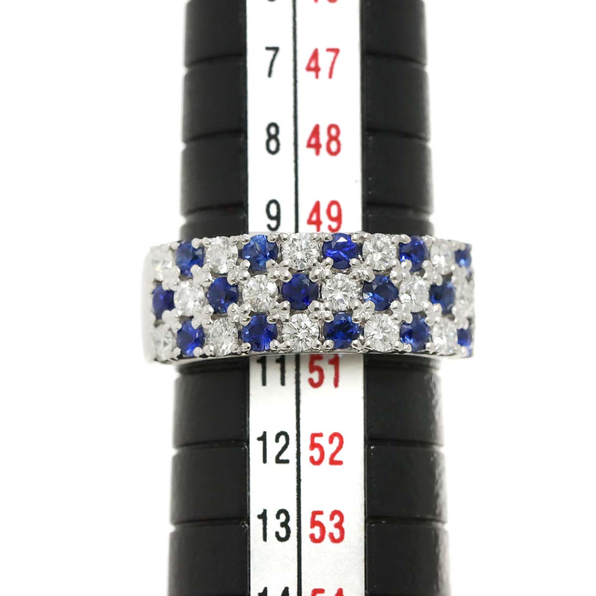 TASAKI Sapphire Diamond 0.55ct Ring Platinum size5.25(US)