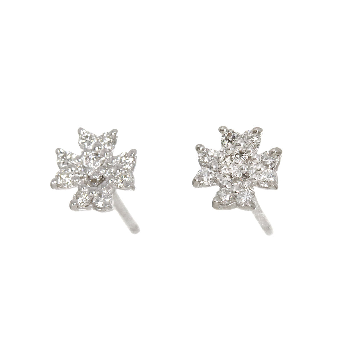 VENDOME Aoyama Diamond Earrings Pierced K18 White Gold 750