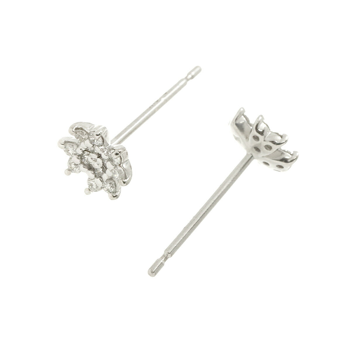 VENDOME Aoyama Diamond Earrings Pierced K18 White Gold 750