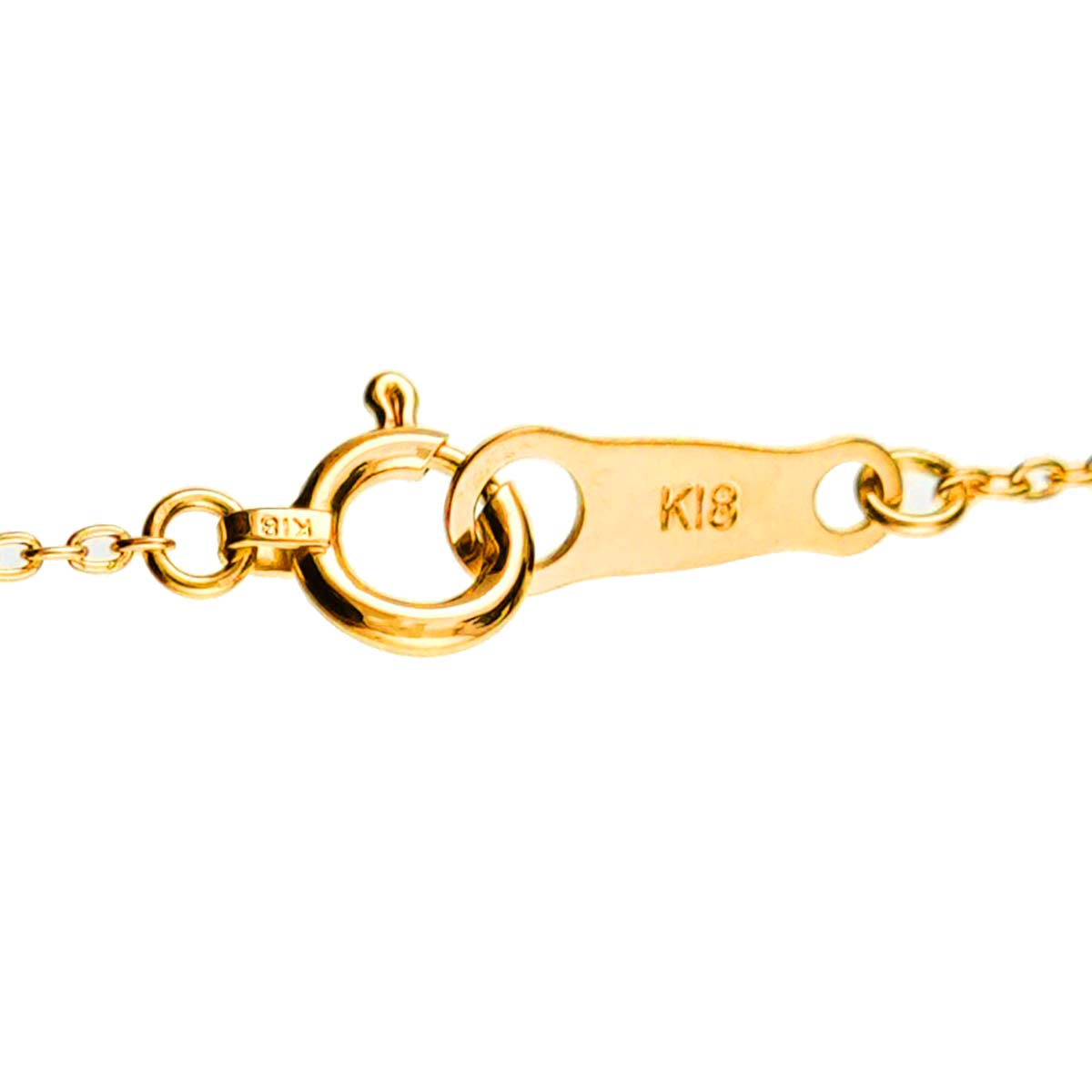 Vendome Aoyama Diamond 0.12ct Necklace 18K Yellow Gold 750