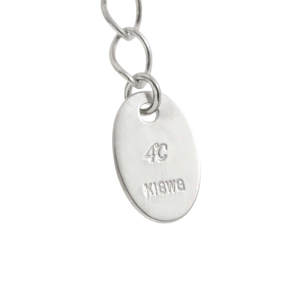 Diamond 0.27ct Necklace 18K White Gold 750