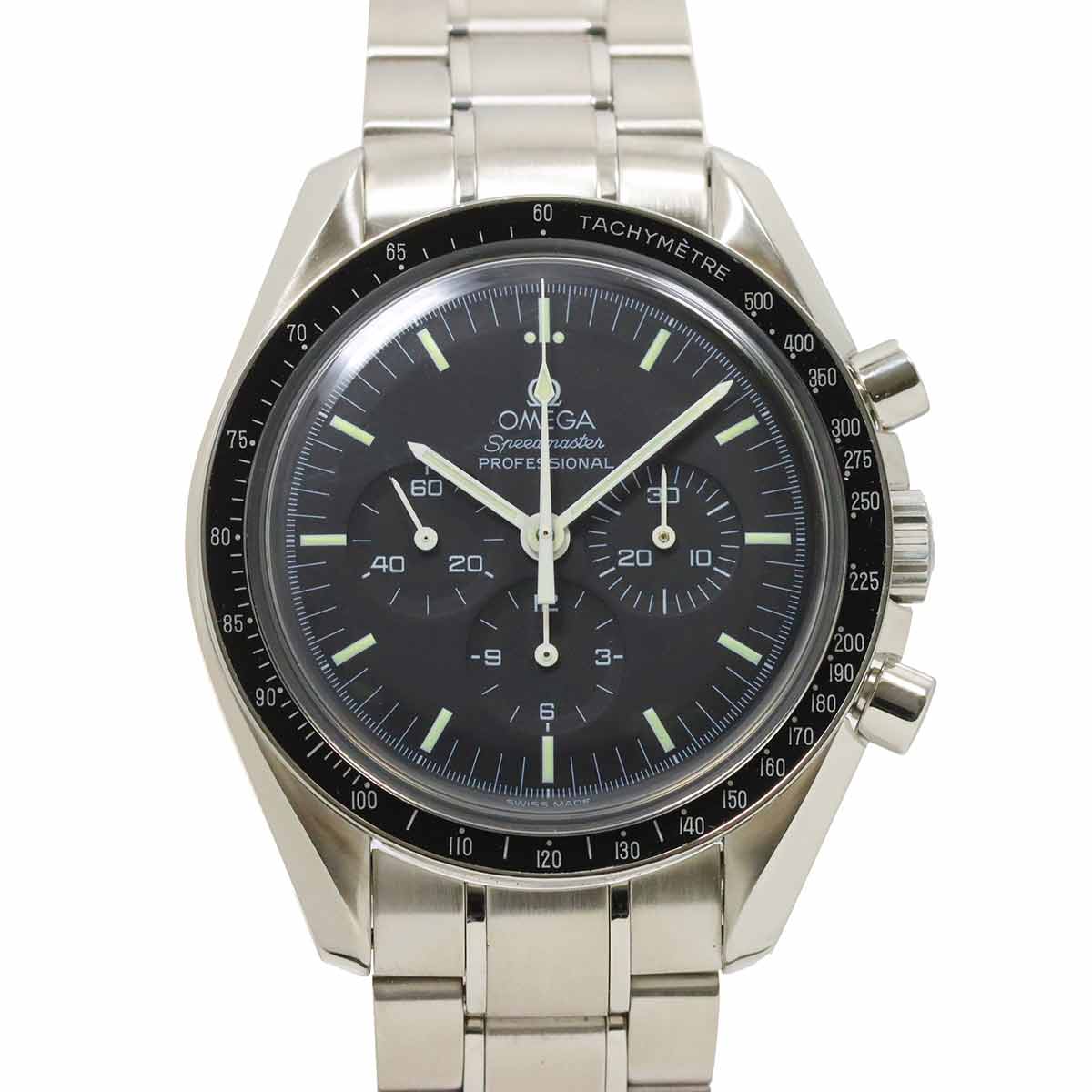 Speedmaster 3572 50 Hand Winding Black Dial Mens Watch