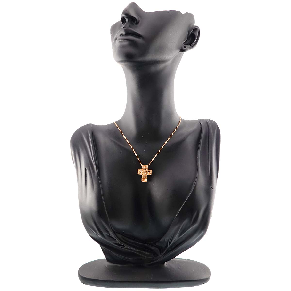 Belle Epoque Cross Diamond Necklace K18 PG 750