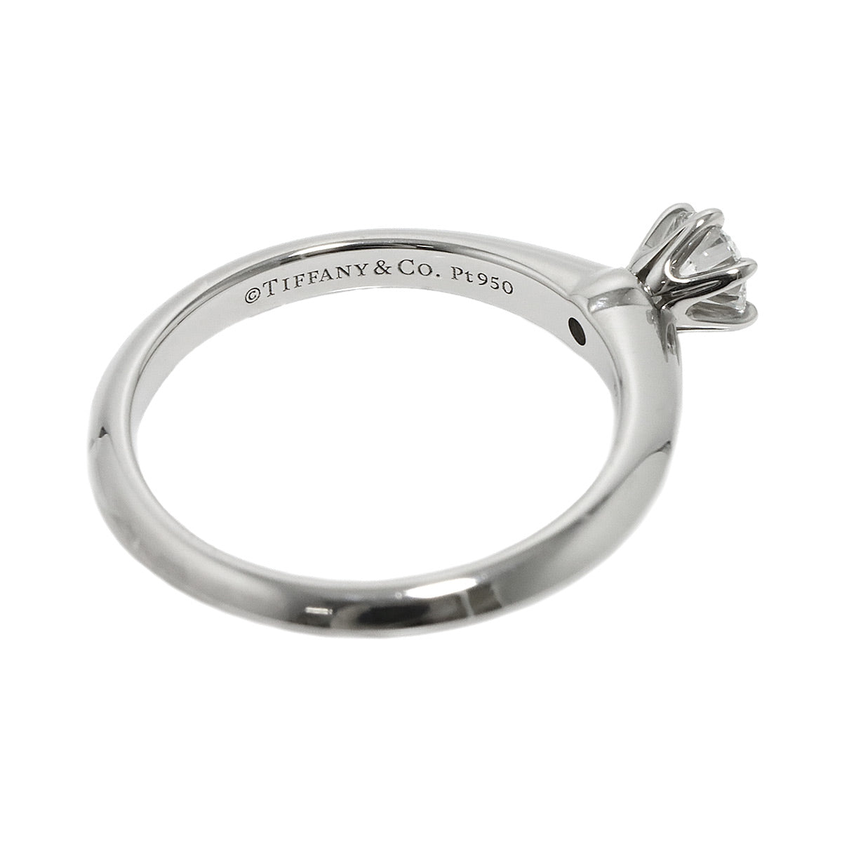 Diamond 0.21ct Ring Pt 4.75-5(US)