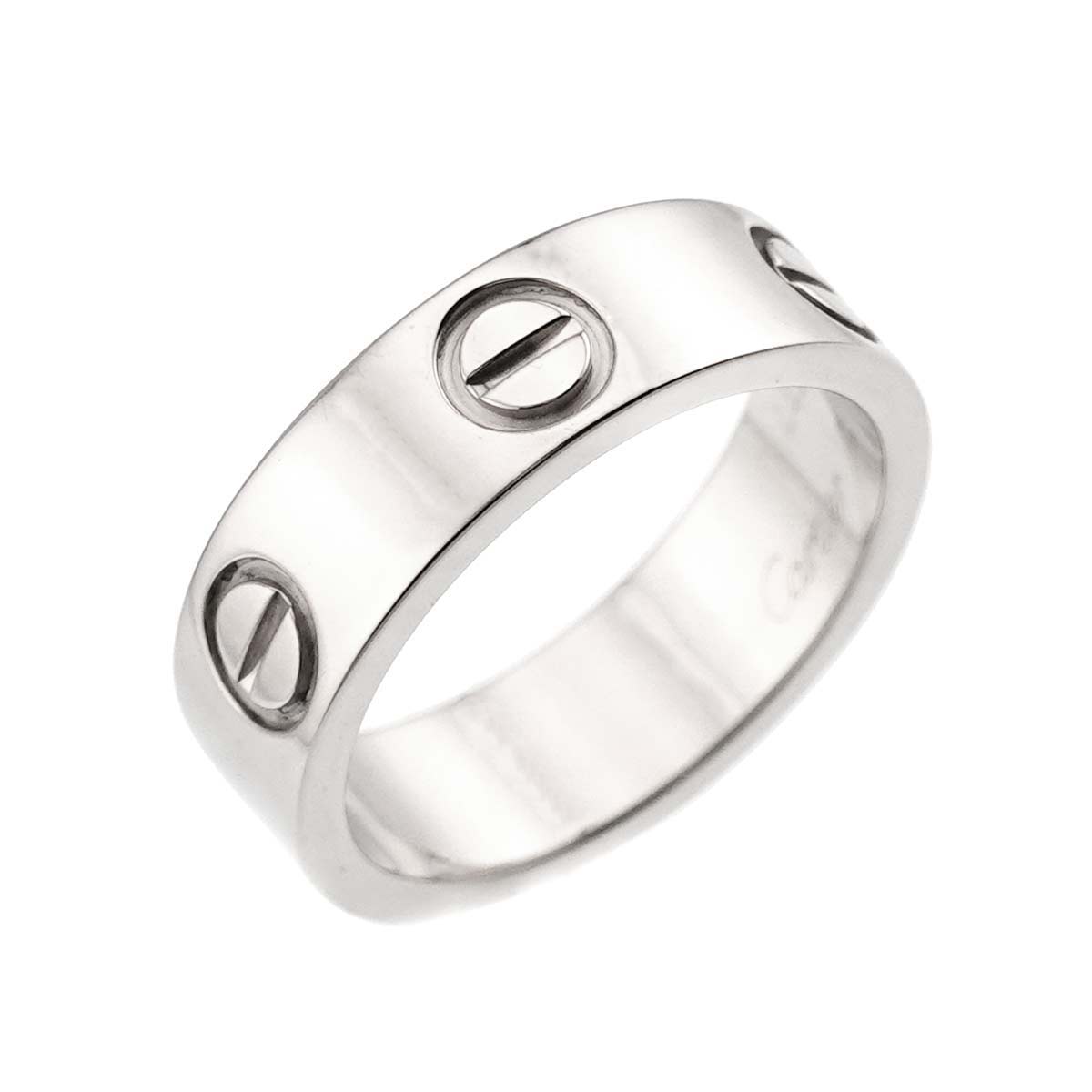 Love Ring 18K White Gold 750 size49 4.5(US)