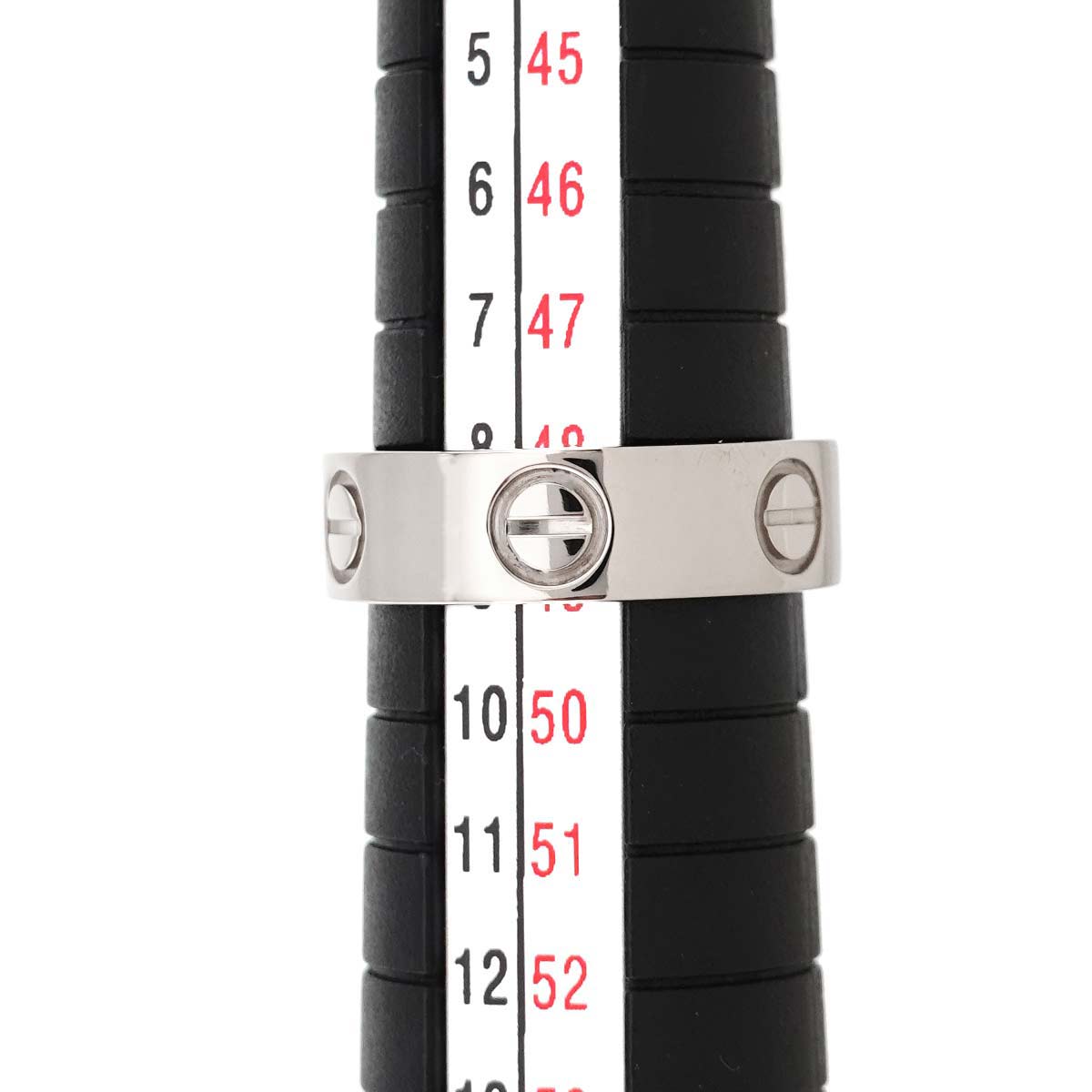 Love Ring 18K White Gold 750 size49 4.5(US)